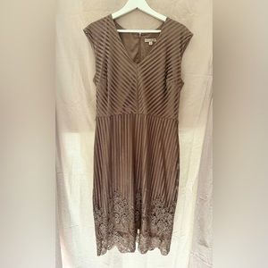 Tan Ornate Dress